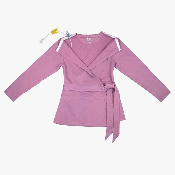 NWT Spoonie Threads French Terry Chemo Post-Surgery Access Wrap Top Women's M - Picture 3 of 14